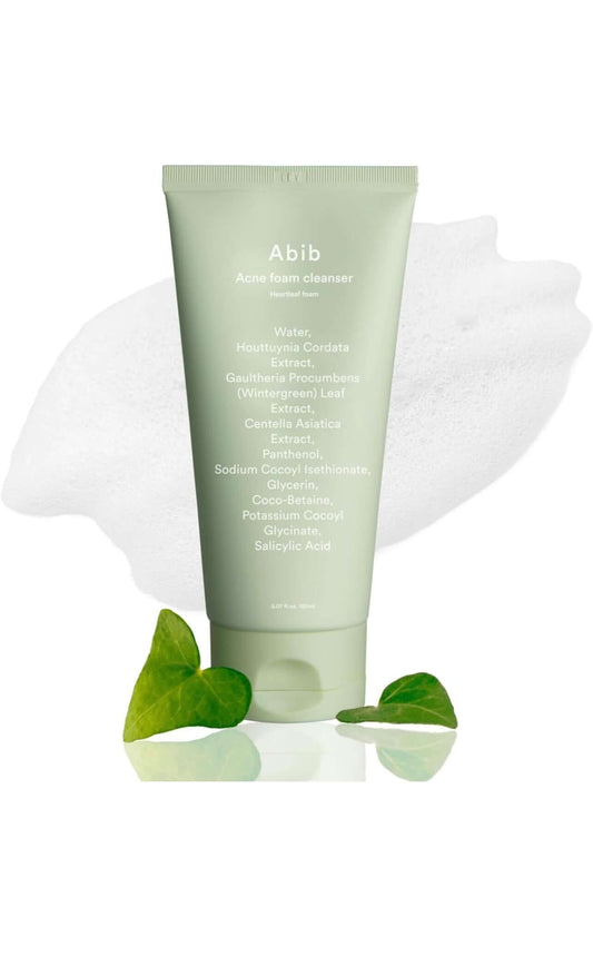Abib Heartleaf Acne Foam Cleanser front