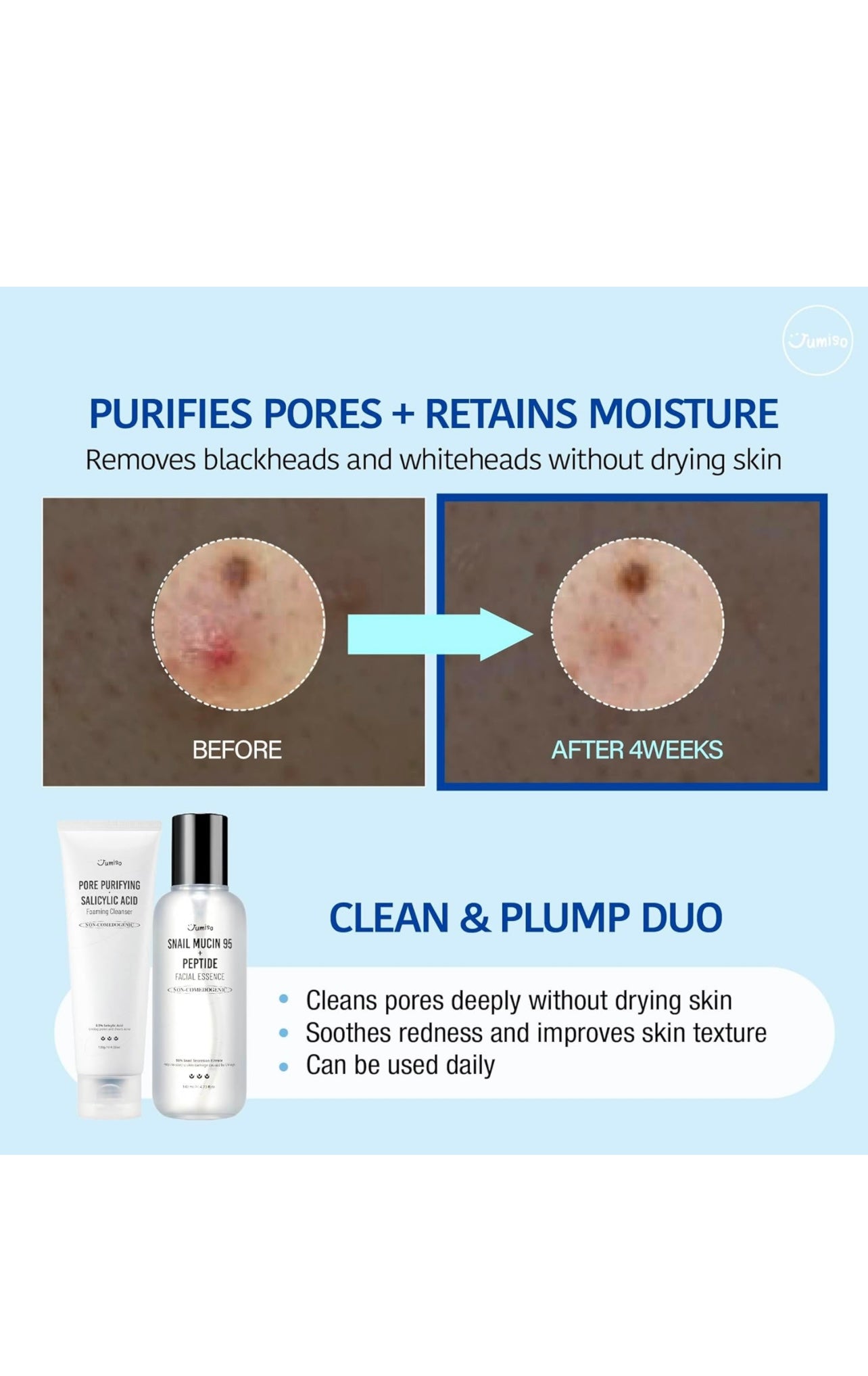 Jumiso Pore Purifying Salicylic Acid Foaming Cleanser