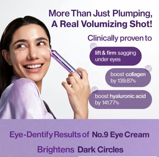 numbuzin No.9 NAD+ Retinol Volumetox Eye Cream