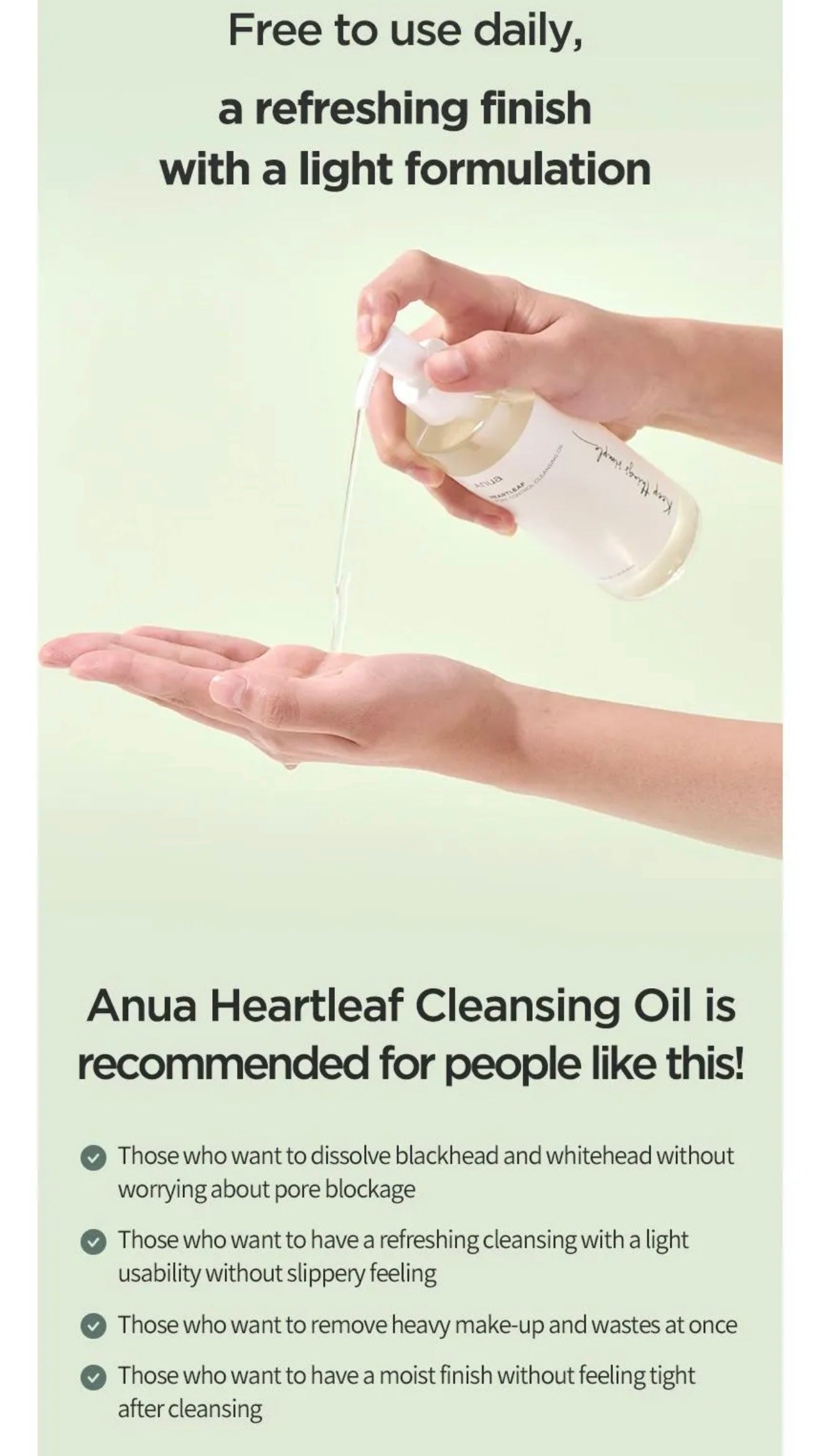 Anua Heartleaf Pore Control Cleansing Oil