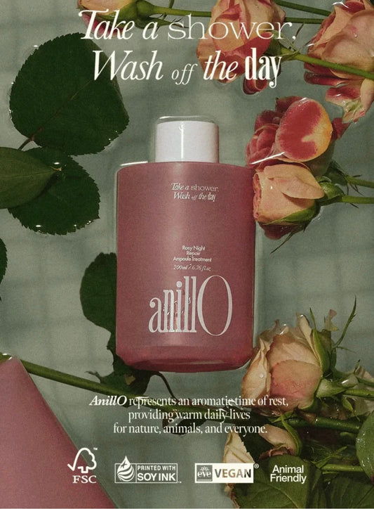 ANILLO Rosy Night Repair Ampoule Treatment
