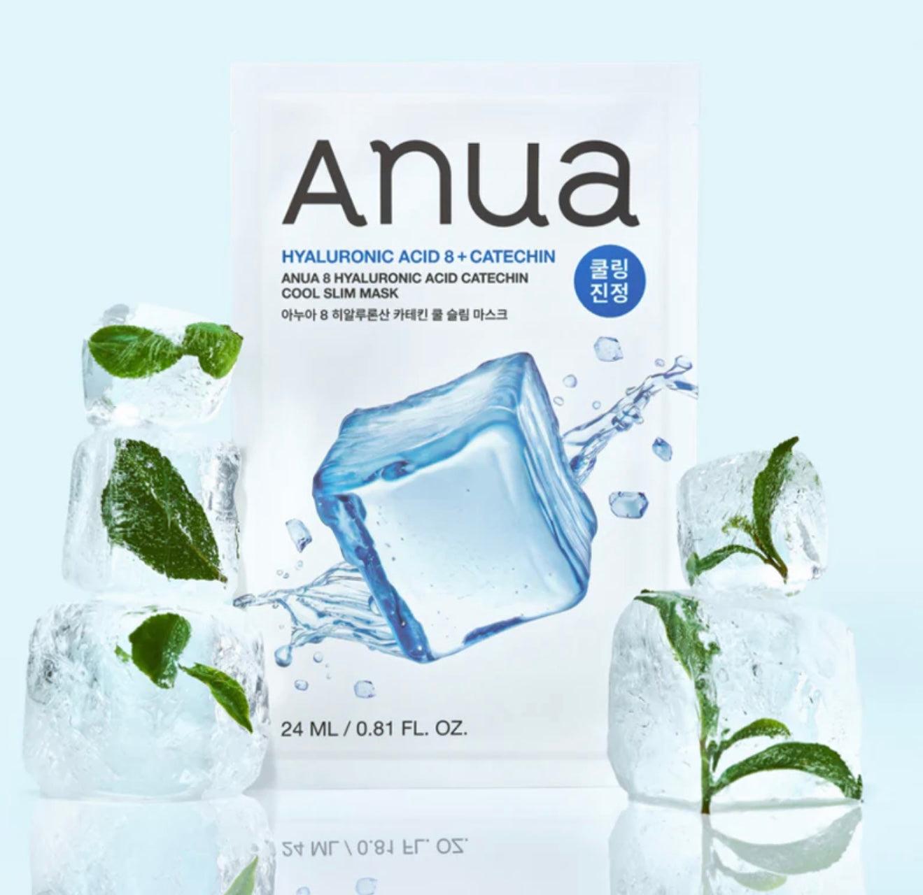 Anua 8 Hyaluronic Acid Catechin Cool Slim Mask Sheet