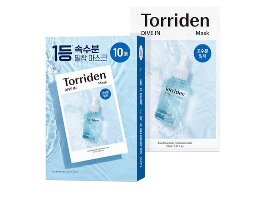 Torriden DIVE IN Hyaluronic Acid Facial Mask