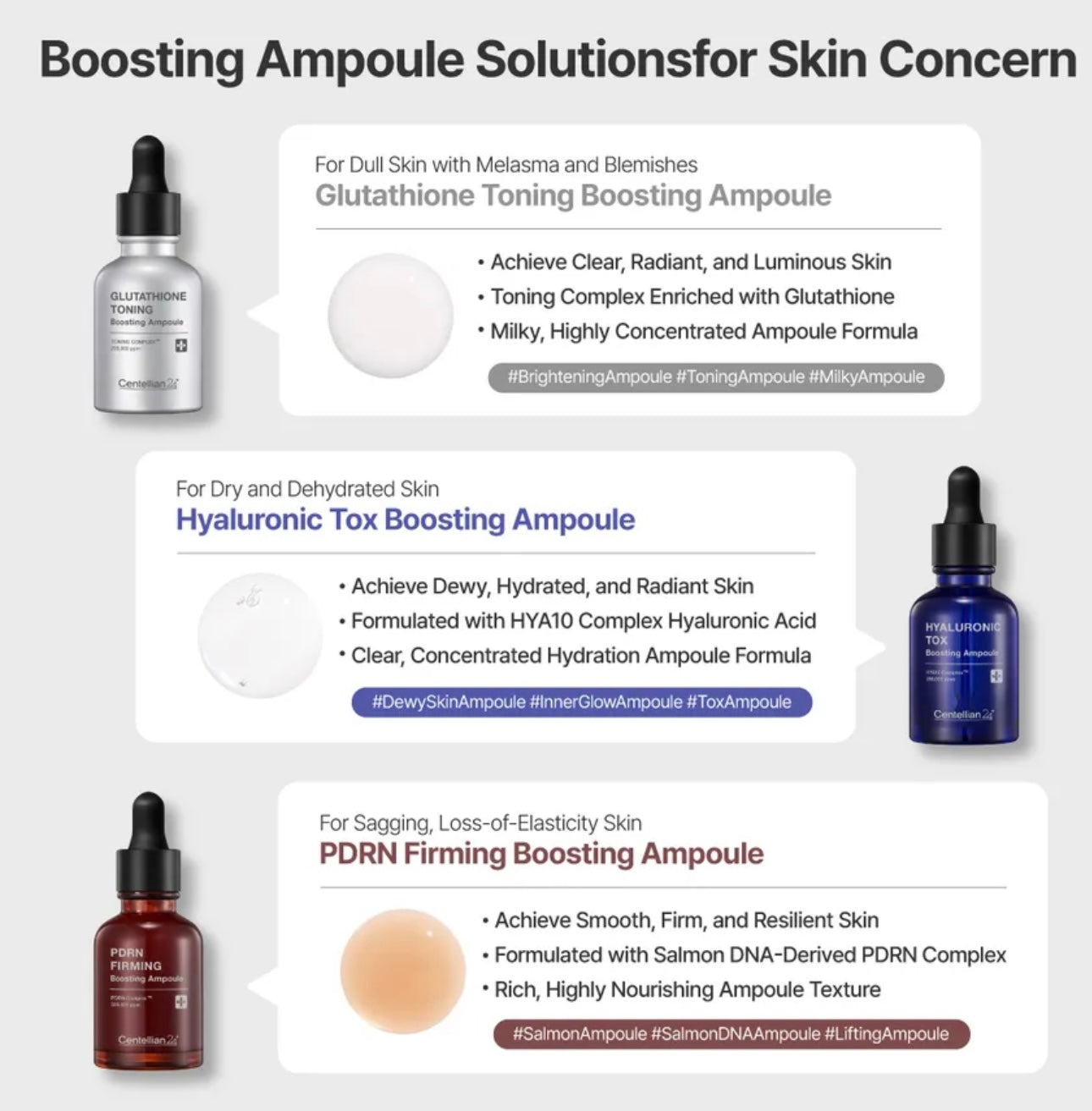 Centellian24 Glutathione Toning Boosting Ampoule