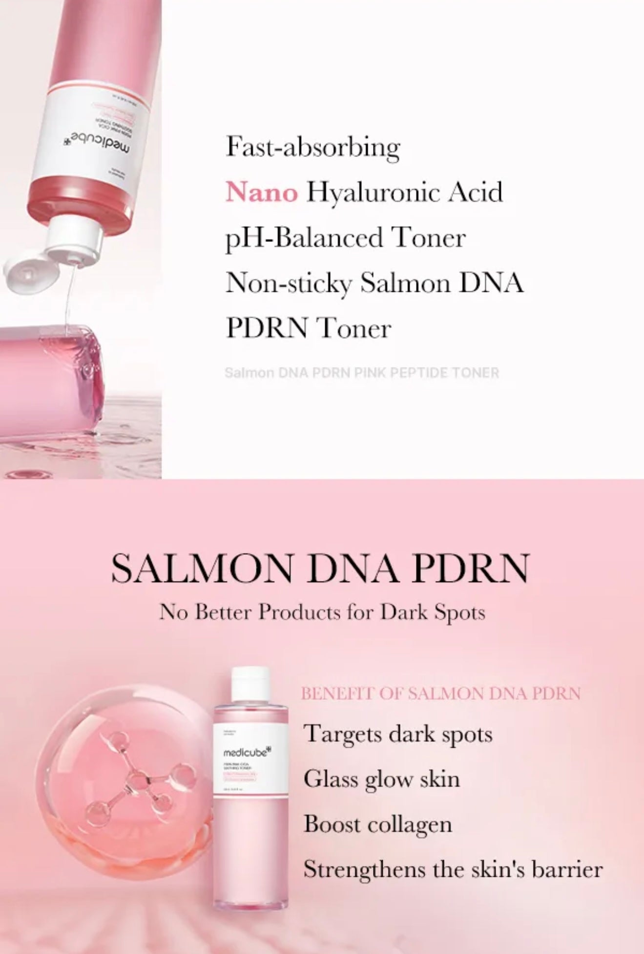 medicube PDRN Pink Cica Soothing Toner