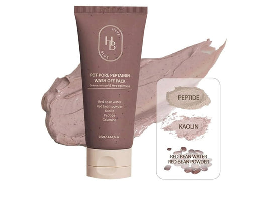 HEVEBLUE Pot Pore Peptamin Wash Off Pack