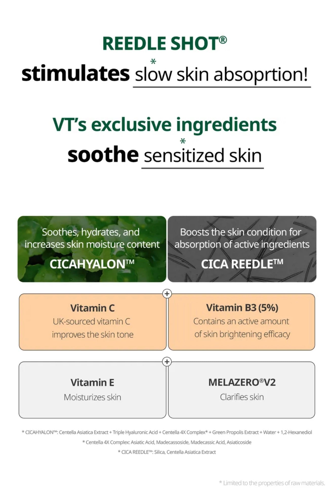 VT Vita-Light Reedle Shot 100 Stick 2ml (10ea)