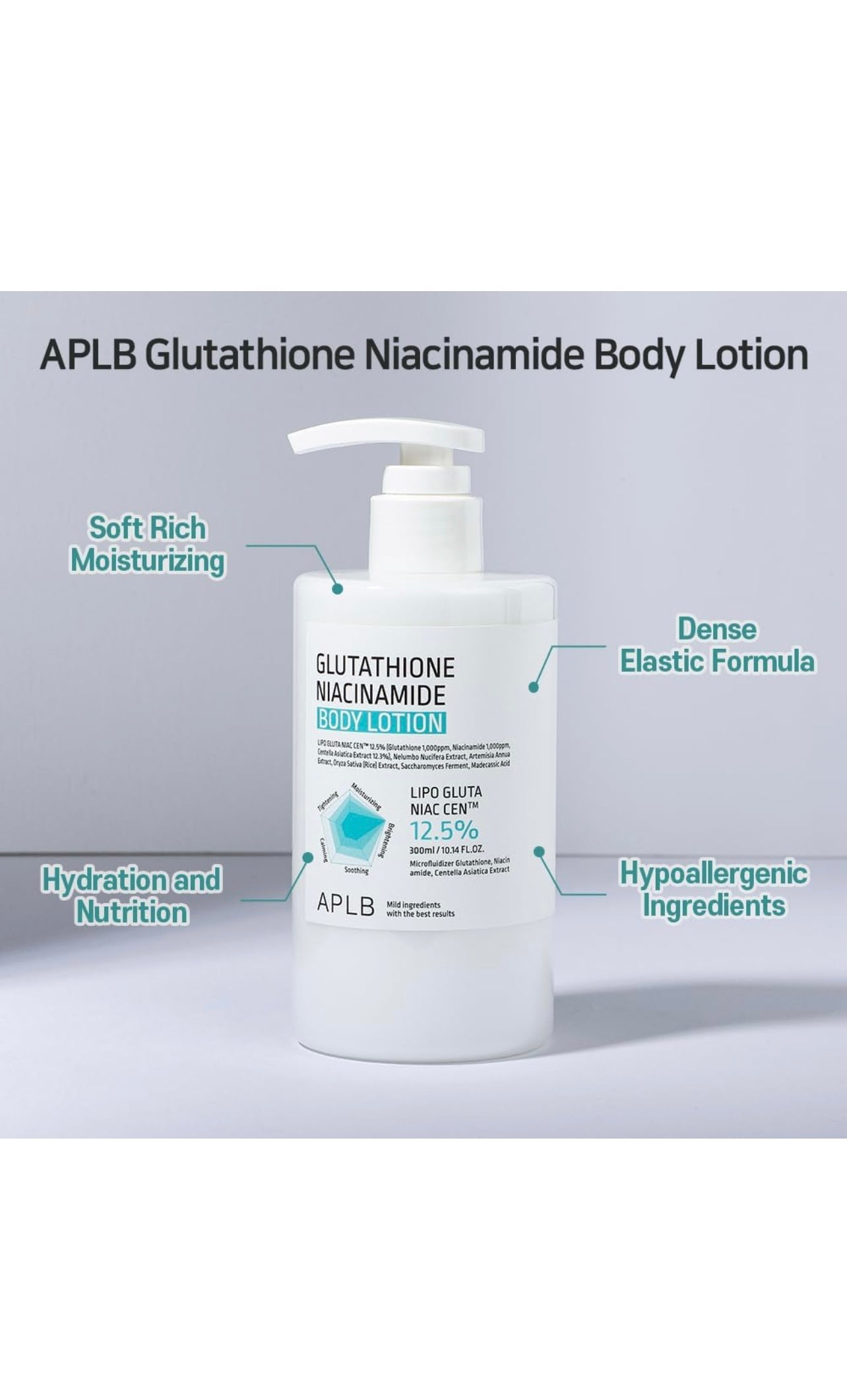 APLB Glutathione Niacinamide Body Lotion