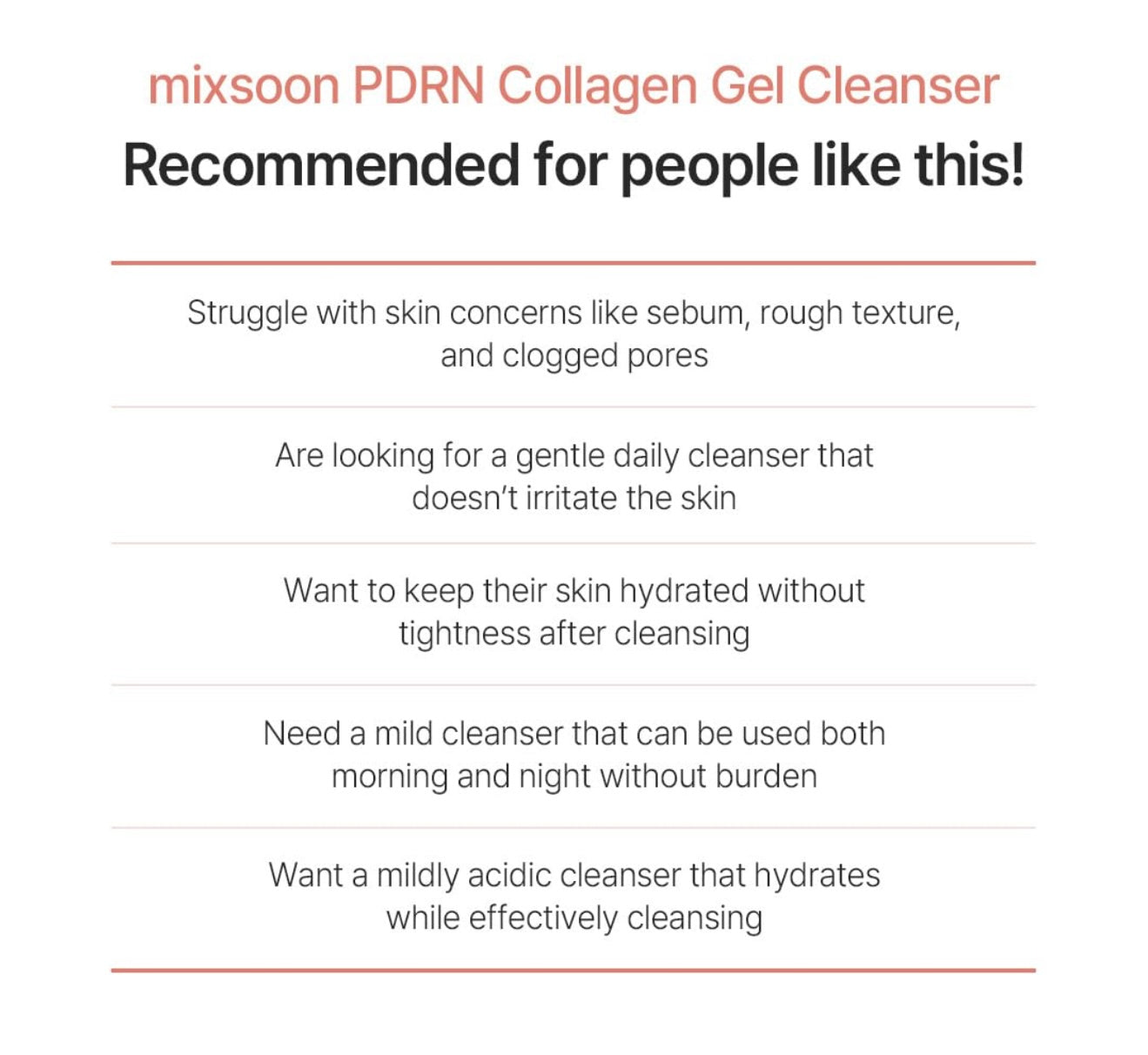 mixsoon PDRN Collagen Gel Cleanser