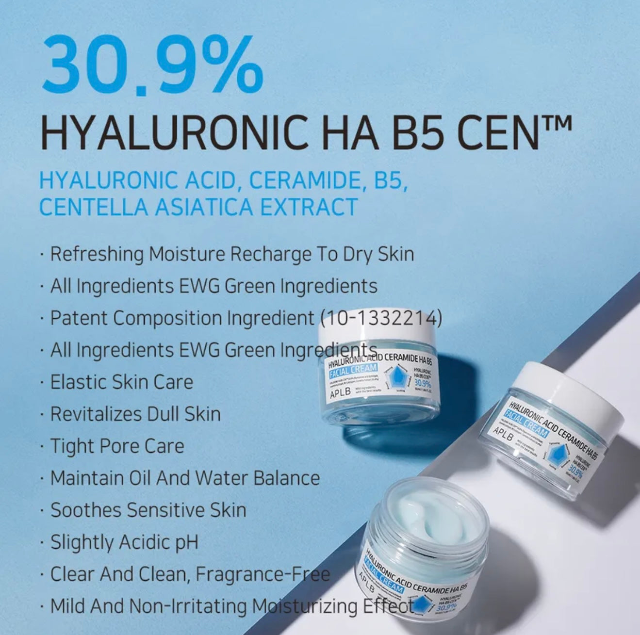 APLB Hyaluronic Acid Ceramide HA B5 Facial Cream