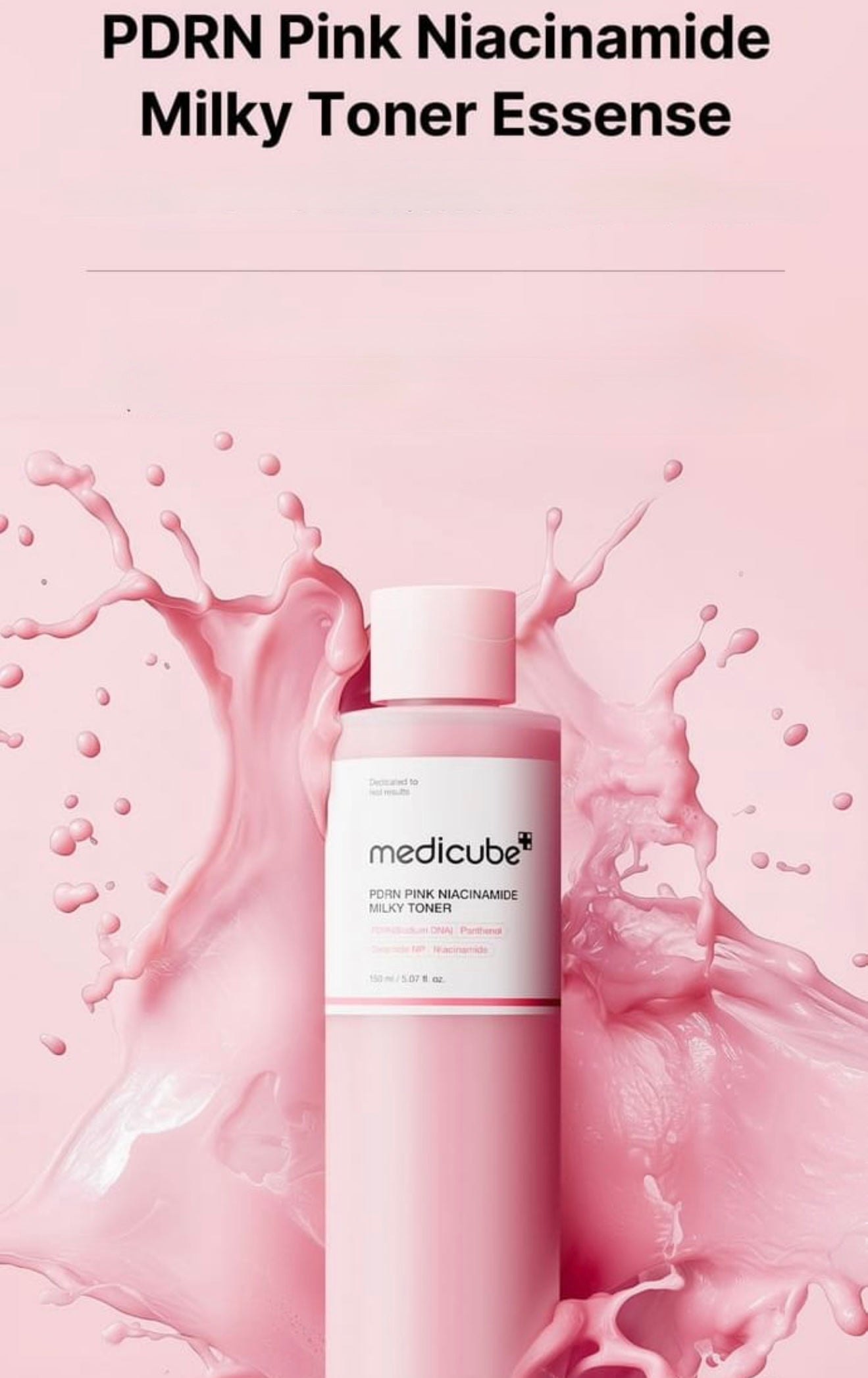 medicube PDRN Pink Niacinamide Milky Toner