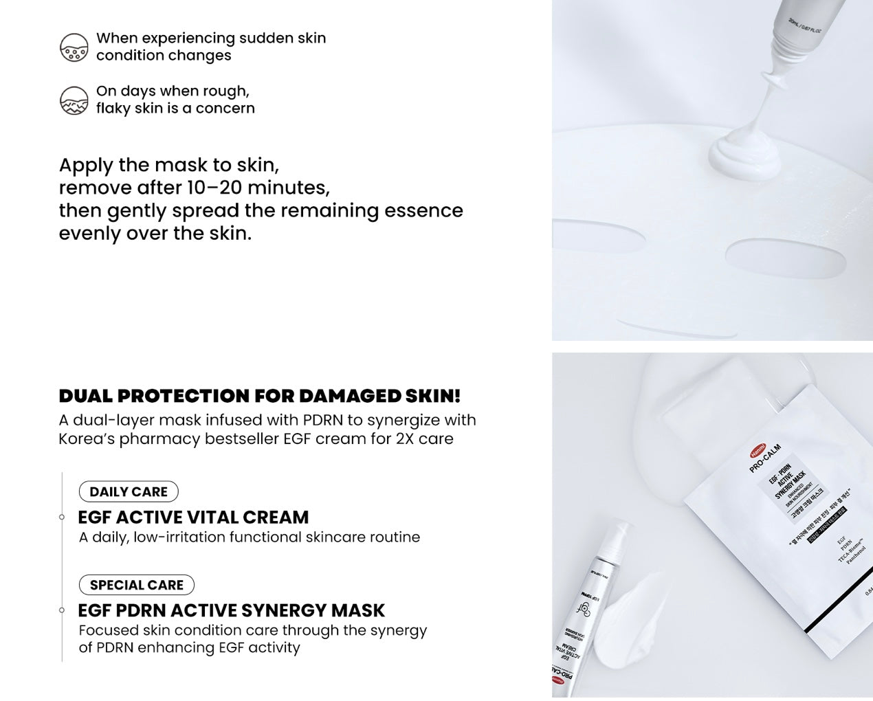 PRO-CALM EGF PDRN Active Synergy Mask