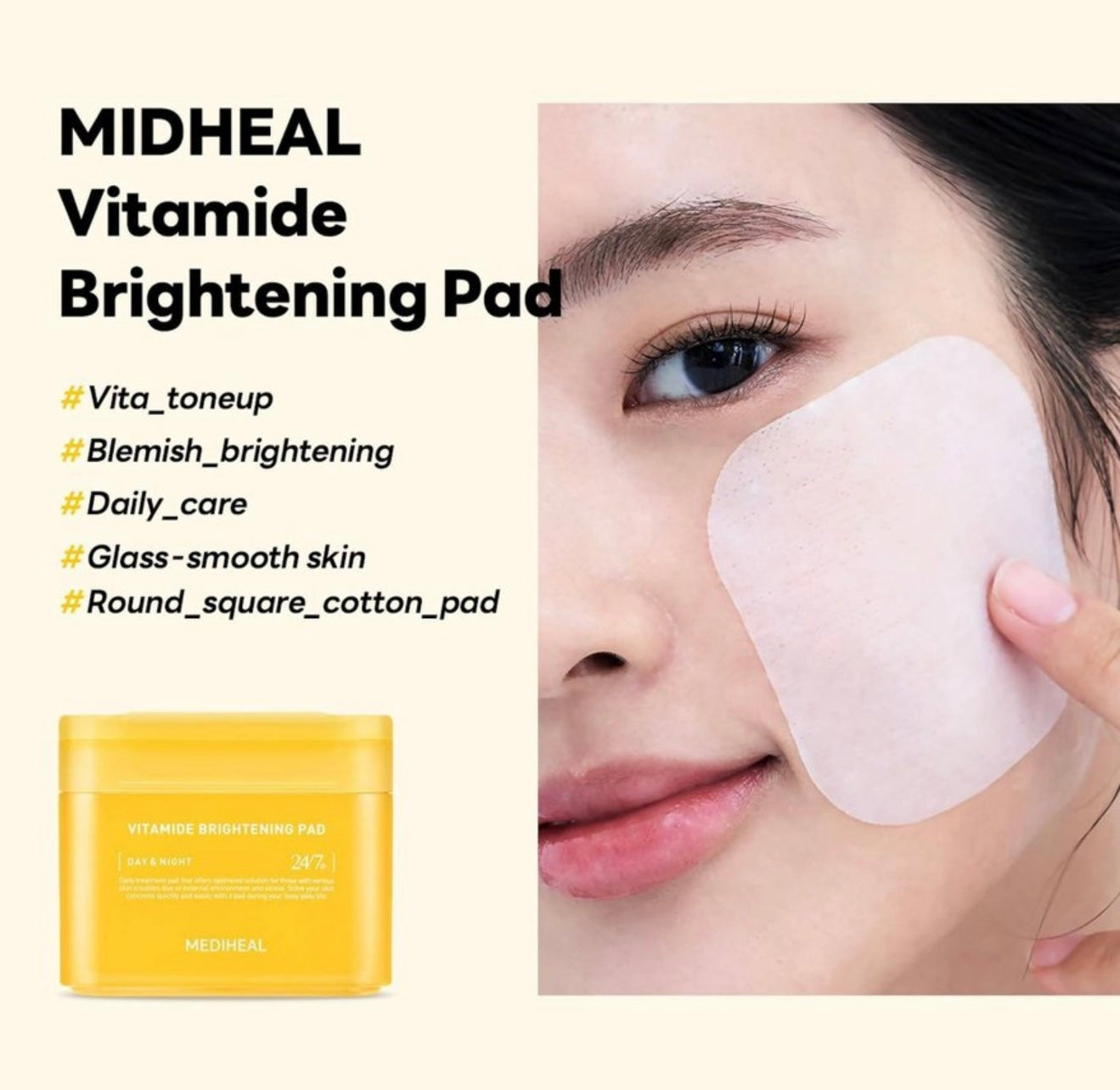 MEDIHEAL Vitamide Brightening Toner Pads