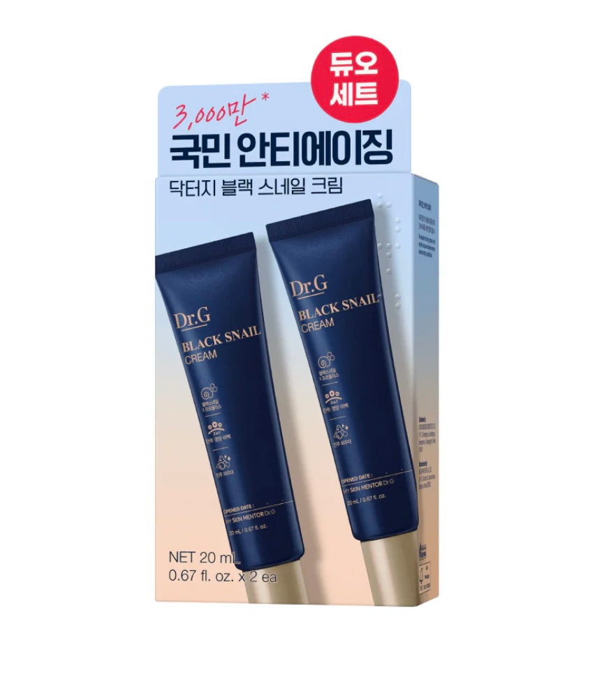 **BOGO**Dr.G BLACK SNAIL DUO CREAM SET (20ML +20ML)
