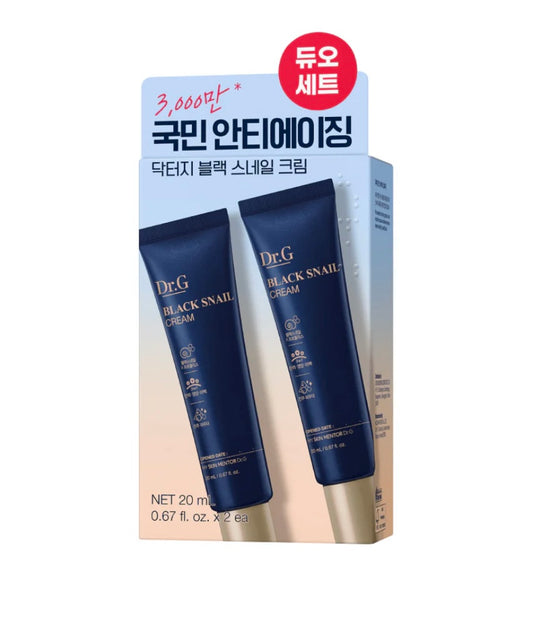 **BOGO**Dr.G BLACK SNAIL DUO CREAM SET (20ML +20ML)