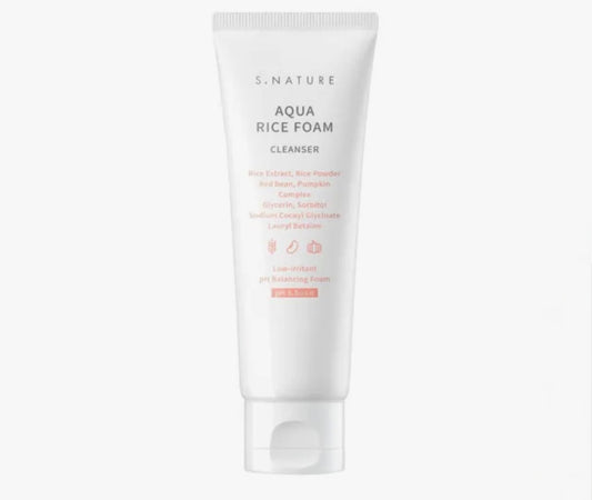 S.NATURE Aqua Rice Foam Cleanser