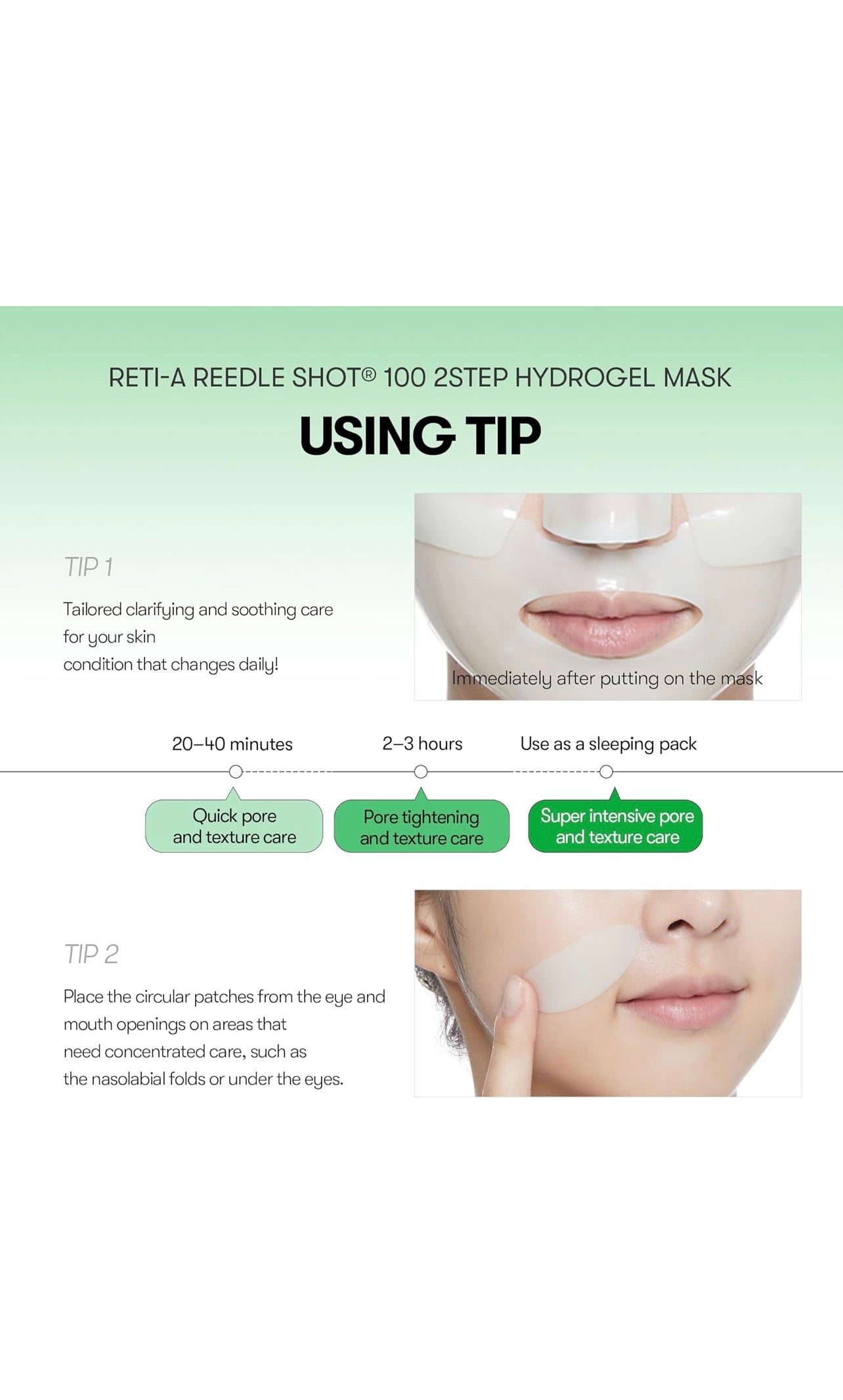 VT Reti-A Reedle Shot 100 2-step Hydrogel Mask 4 pcs