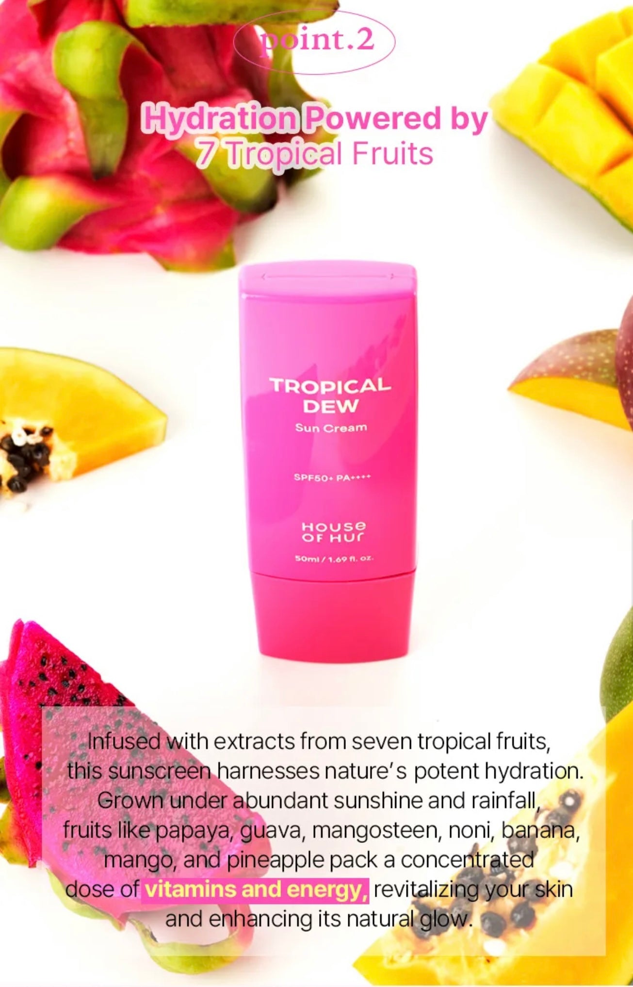 House of HUR Tropical Dew Sun Cream