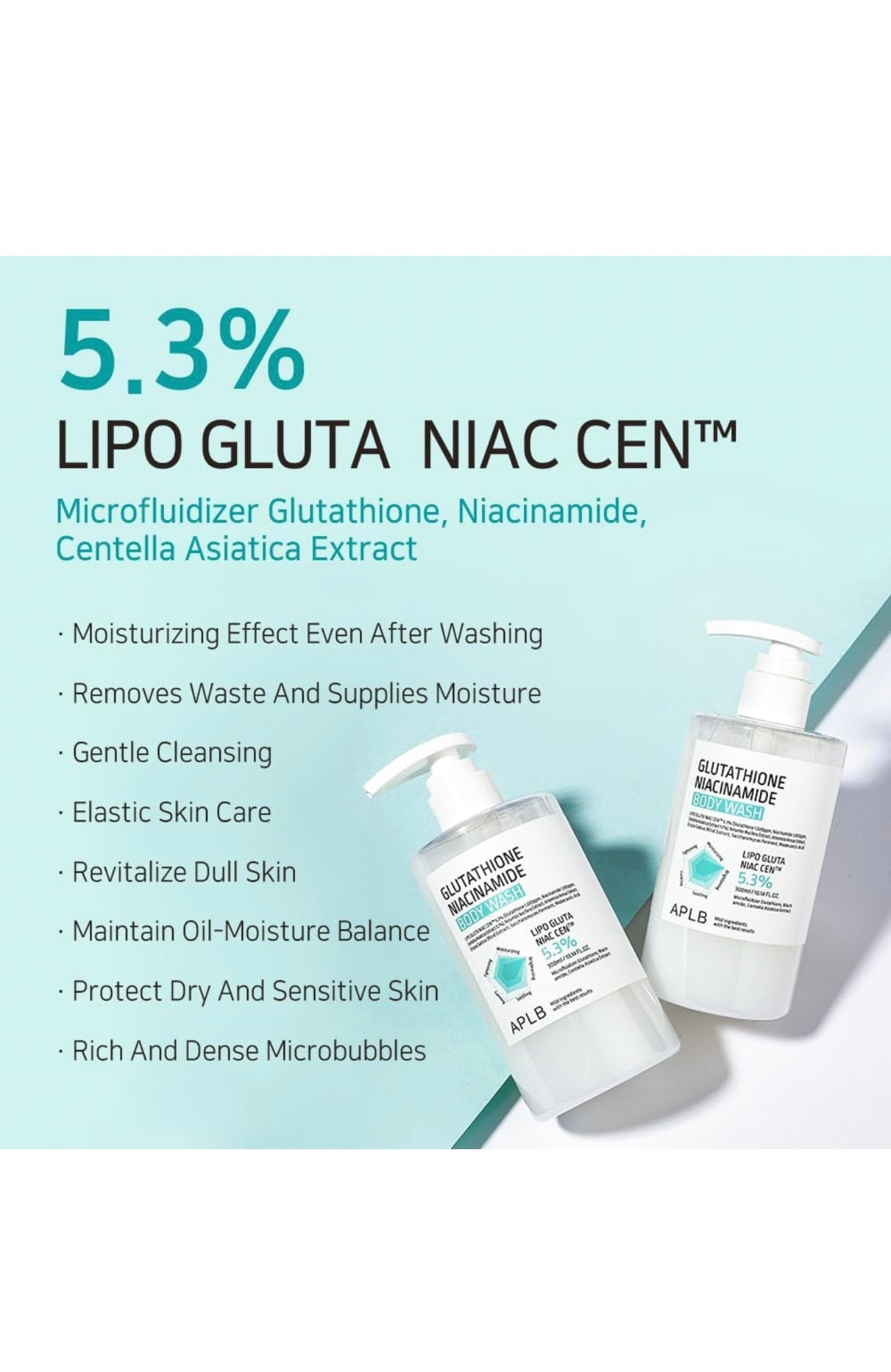 APLB Glutathione Niacinamide Body Wash