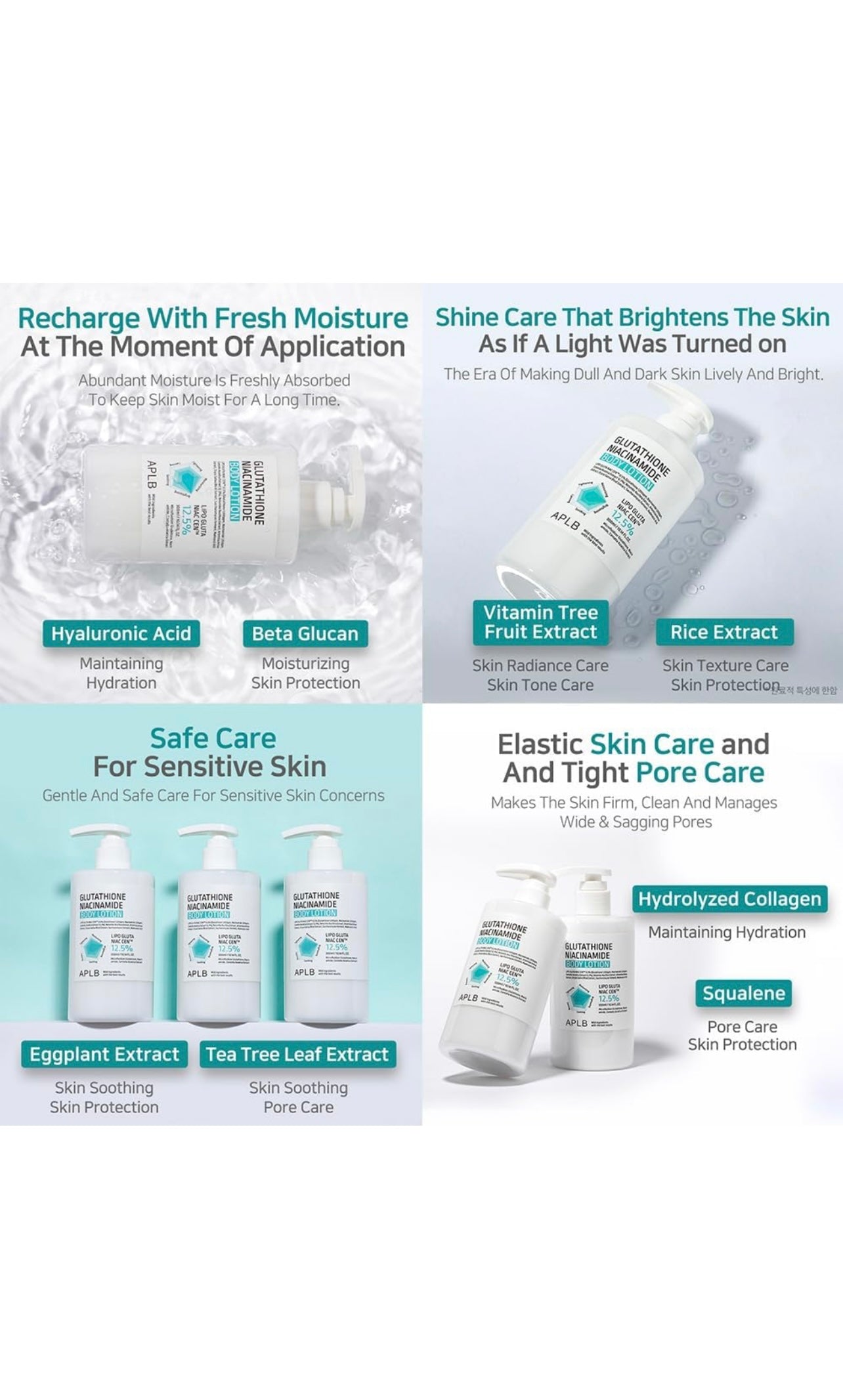 APLB Glutathione Niacinamide Body Lotion