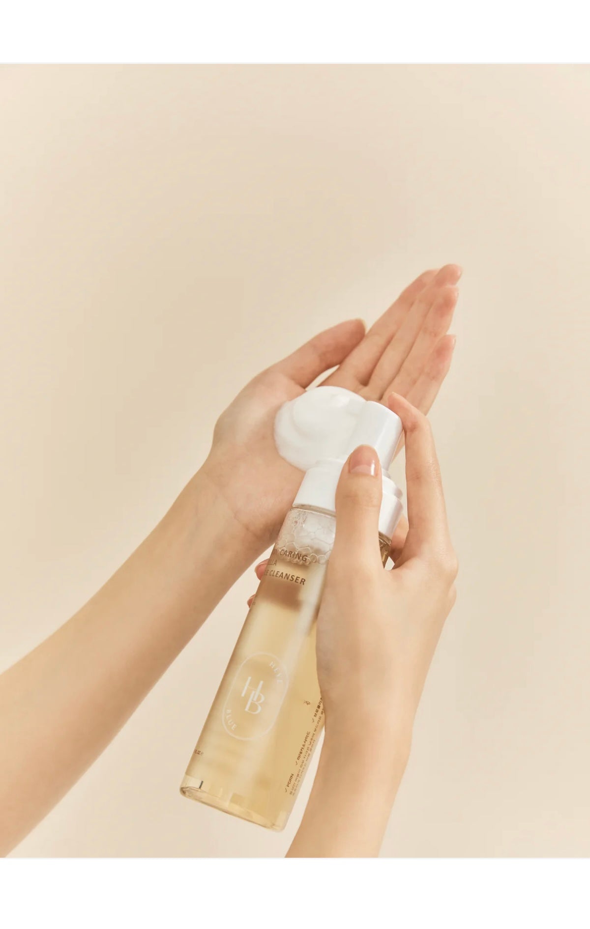 HEVEBLUE Salmon Caring Centella Bubble Cleanser