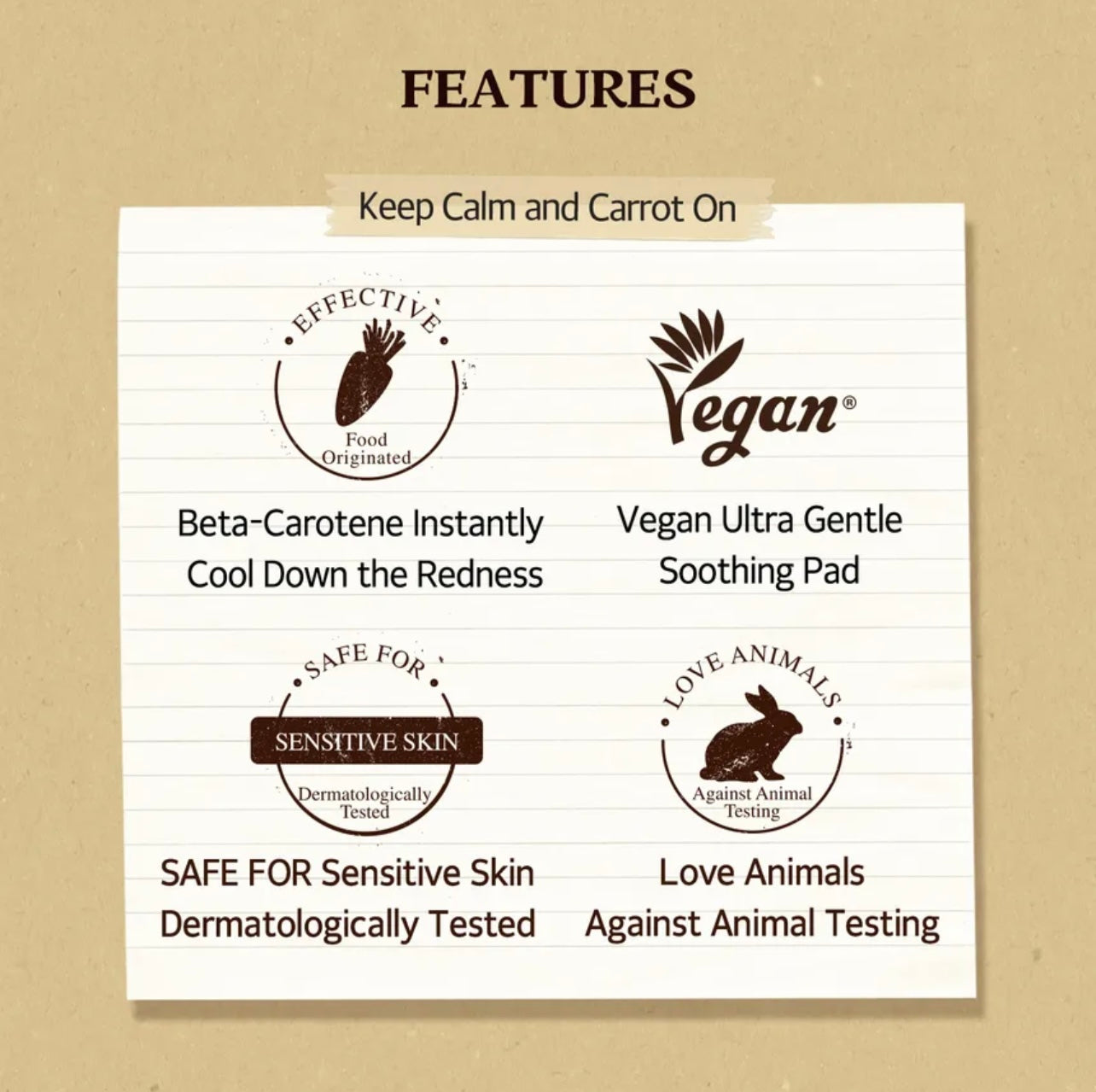 SKINFOOD Carrot Carotene Calming Water Pad