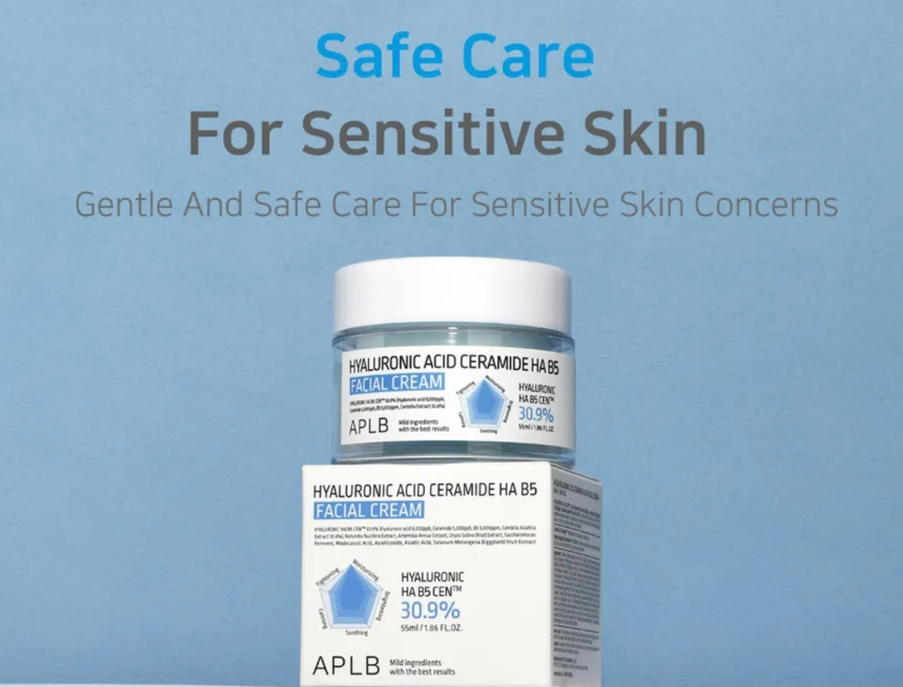 APLB Hyaluronic Acid Ceramide HA B5 Facial Cream