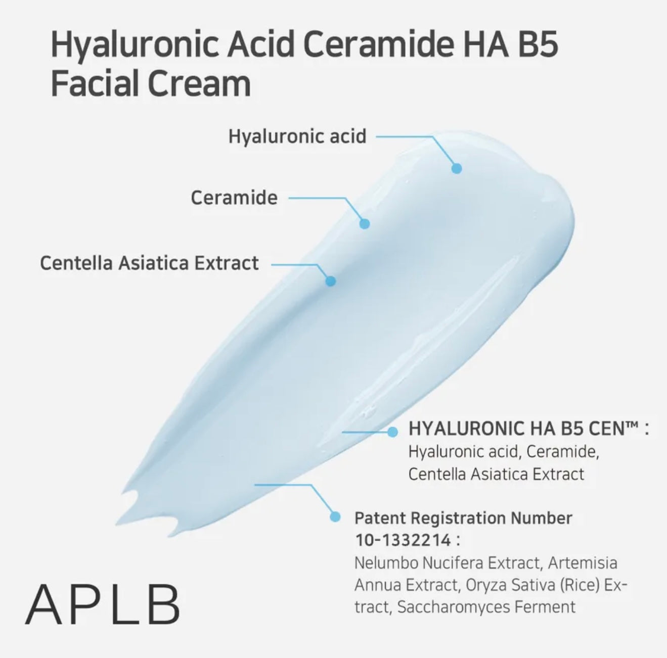 APLB Hyaluronic Acid Ceramide HA B5 Facial Cream