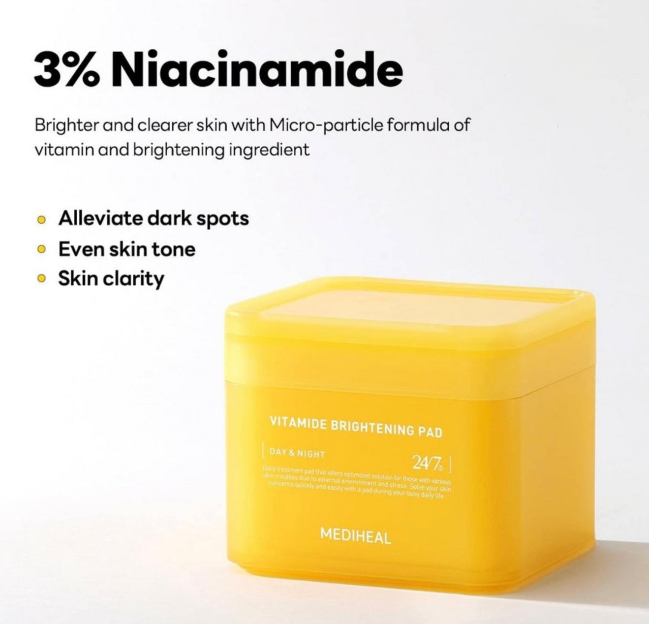 MEDIHEAL Vitamide Brightening Toner Pads