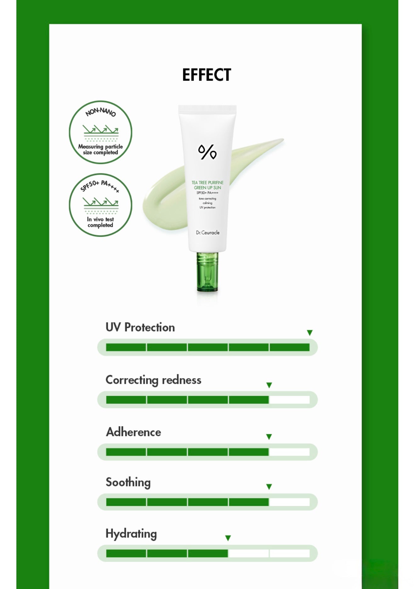 Dr.Ceuracle Tea Tree Purifine Green Up Sun