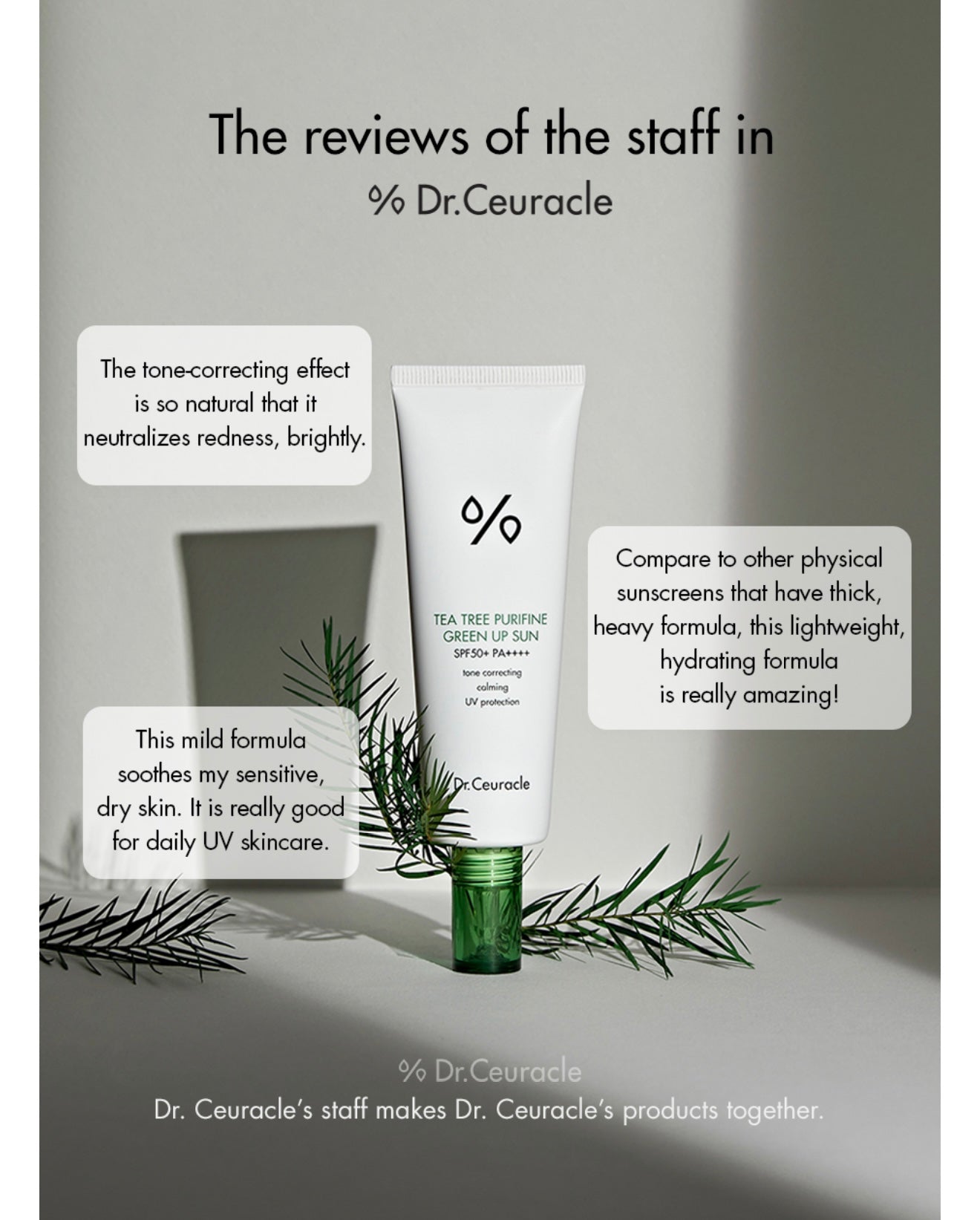 Dr.Ceuracle Tea Tree Purifine Green Up Sun