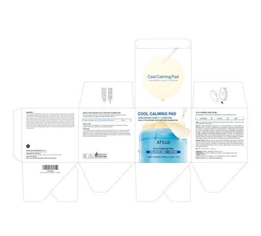 Anua 8 Hyaluronic Acid Catechin Calming Pad