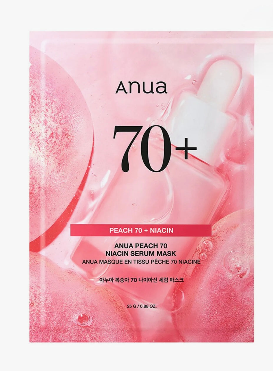 Anua Peach 70 Niacin Serum Mask Sheet