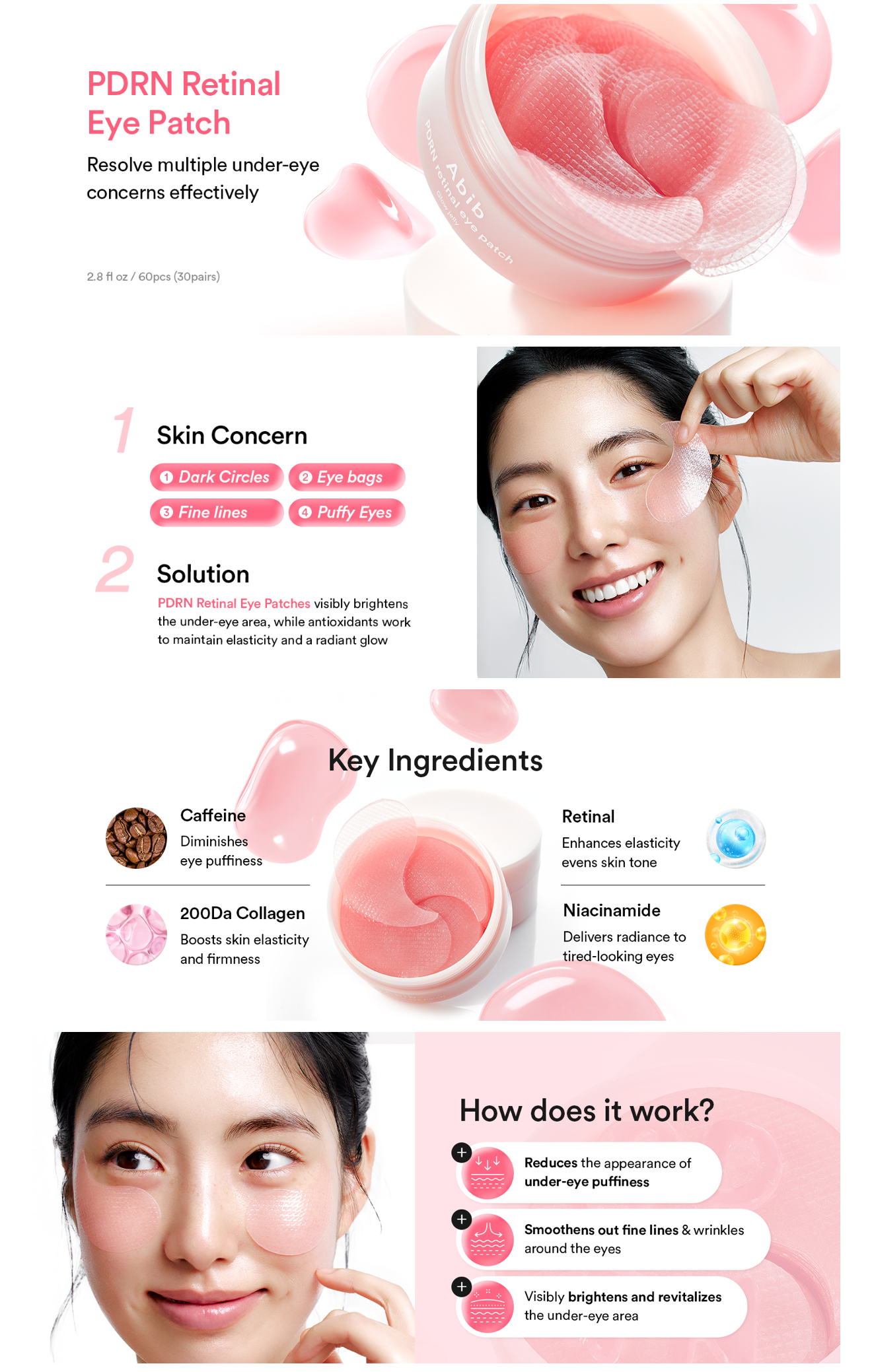 Abib PDRN Retinal Eye Patch Glow Jelly