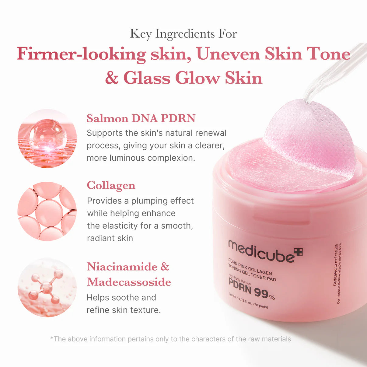 Medicube PDRN Pink Collagen Gel Toner Pad