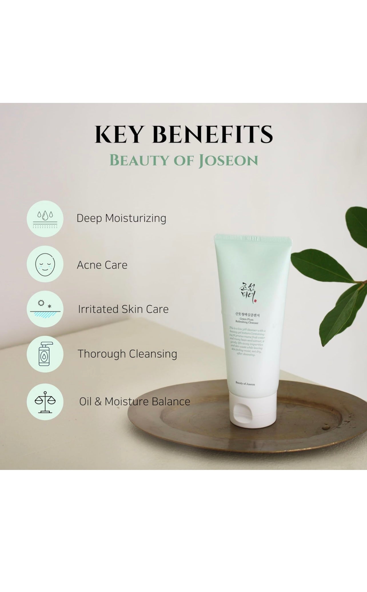 Beauty of Joseon Green Plum Refreshing Cleanser