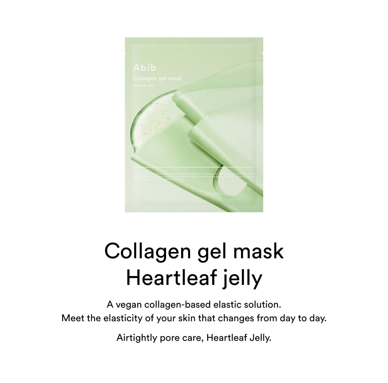 Abib Collagen Gel Mask (Heartleaf Jelly) 10 sheets