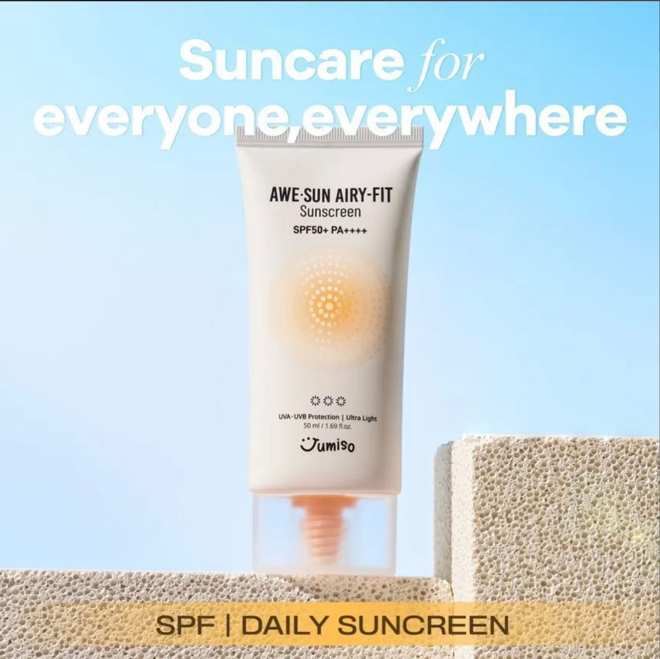 Jumiso Awe-Sun Airy-Fit Sunscreen (SPF50+ PA++++)