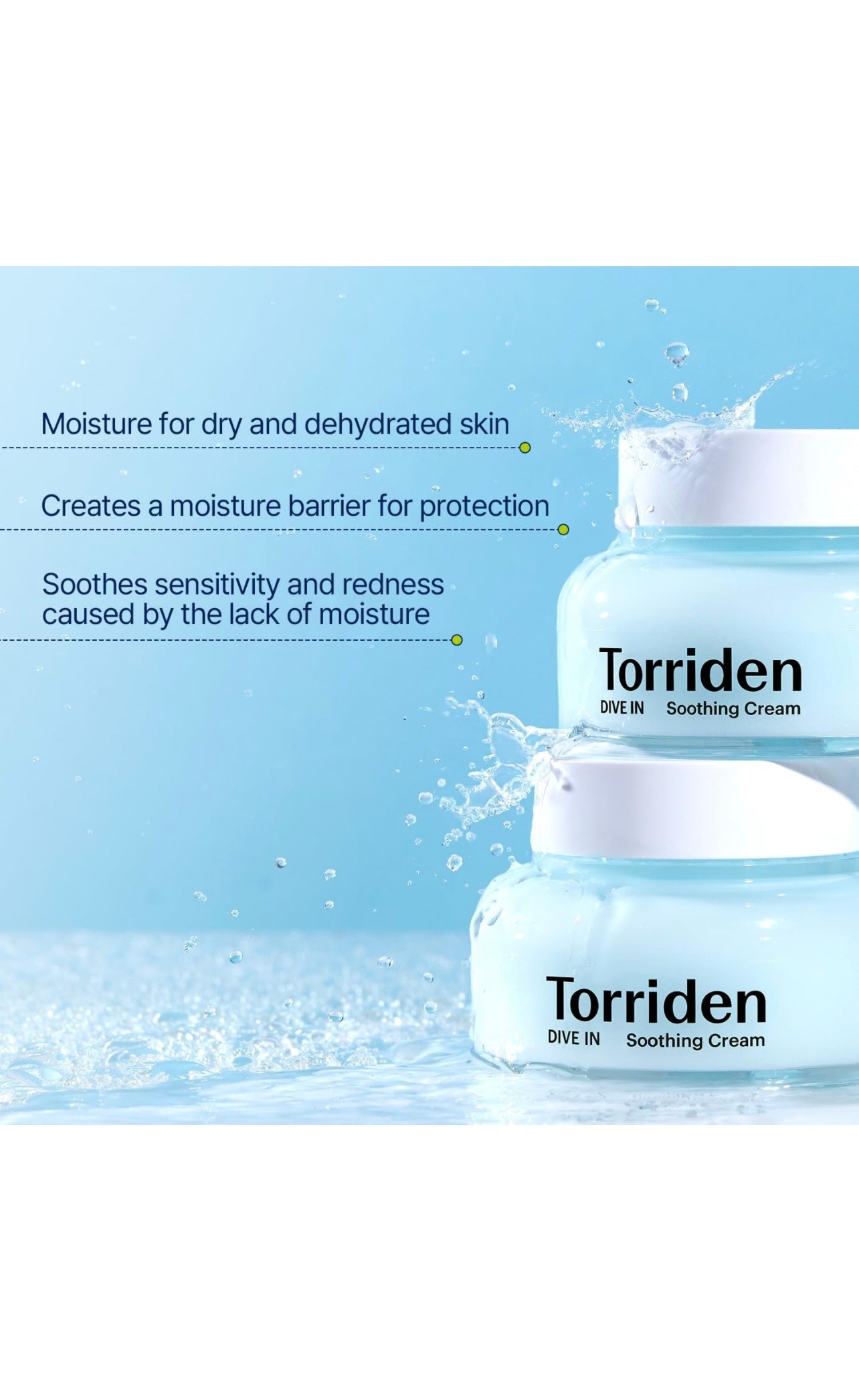 Torriden DIVE IN Low Molecular Hyaluronic Acid Soothing Cream 100ml