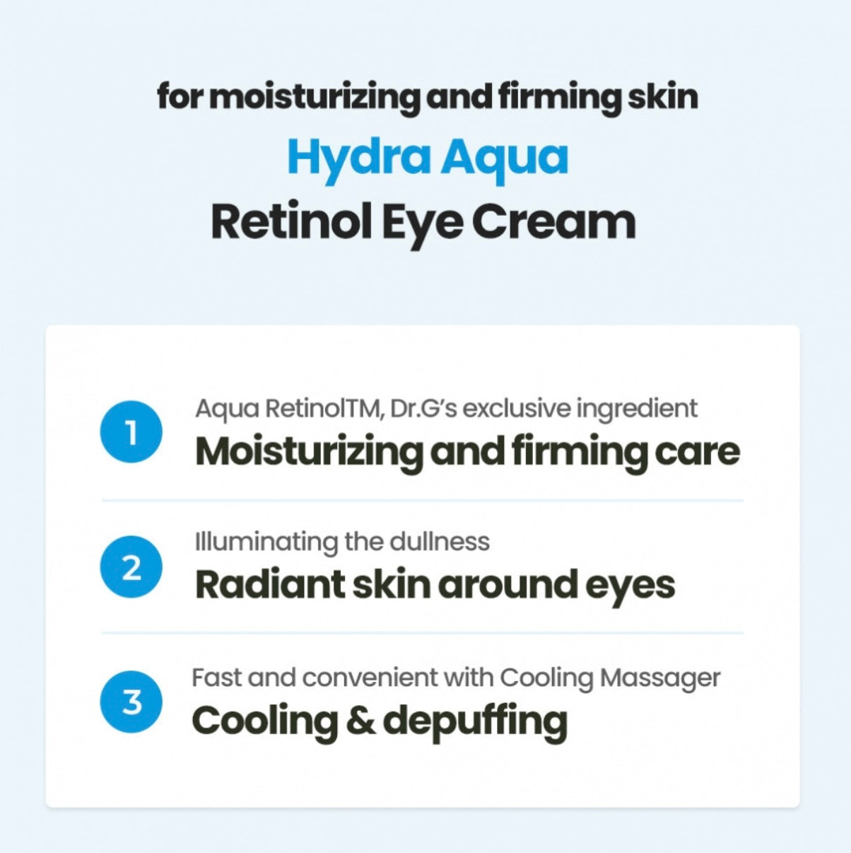 Dr.G Hydra Aqua Retinol Eye Cream