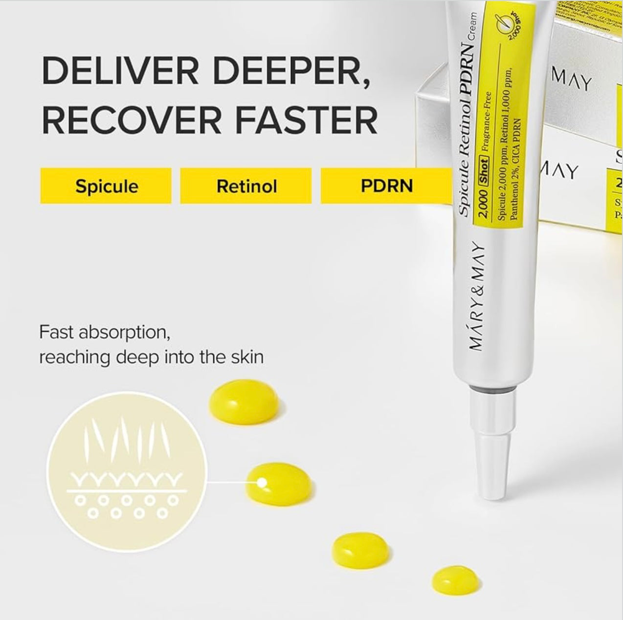 Mary&May Spicule Retinol PDRN Cream