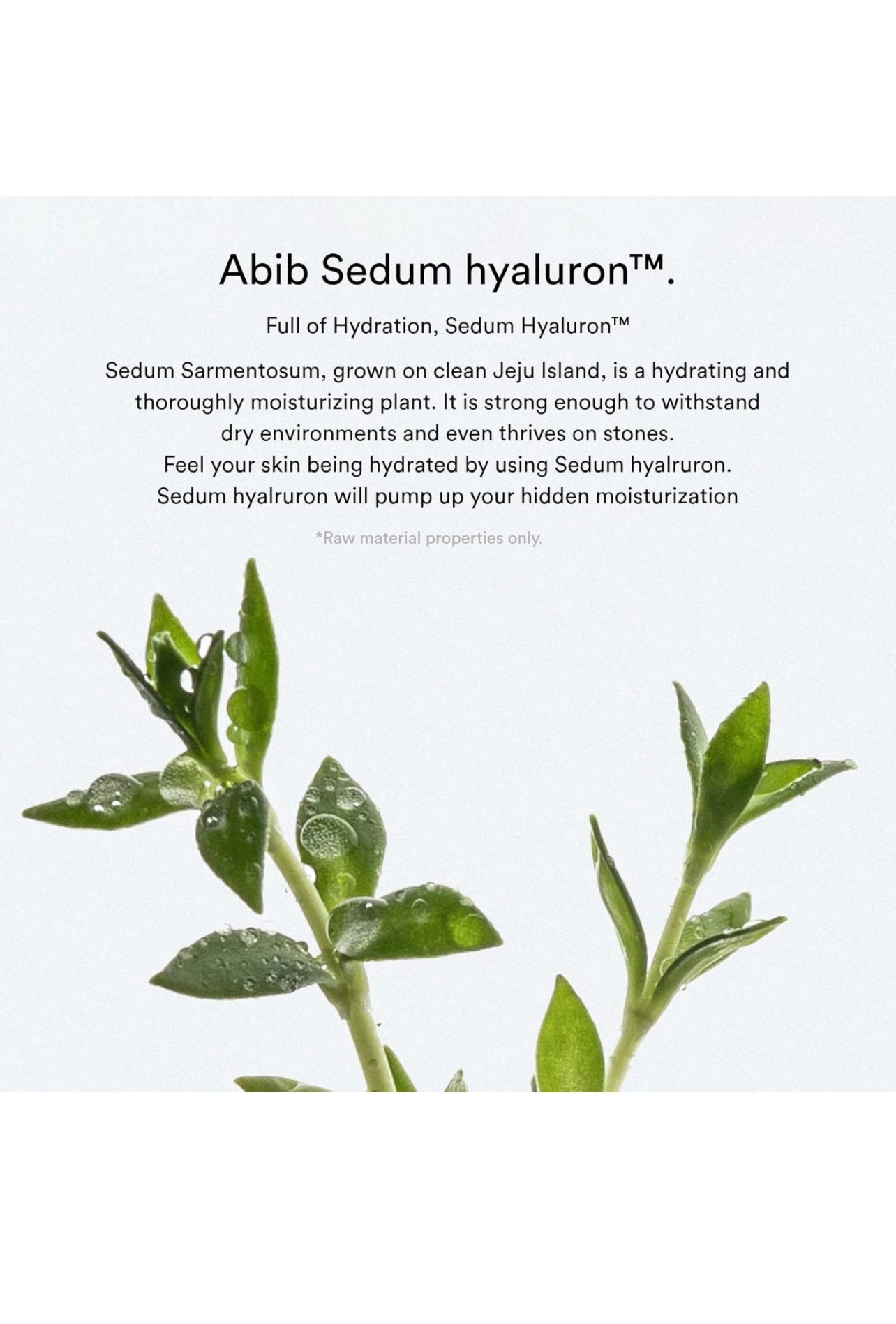 Abib Sedum Hyaluron Pad Hydrating Touch 75 pads