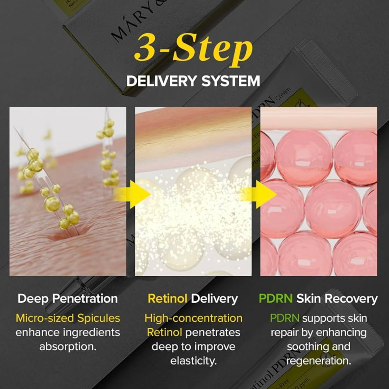 Mary&May Spicule Retinol PDRN Cream