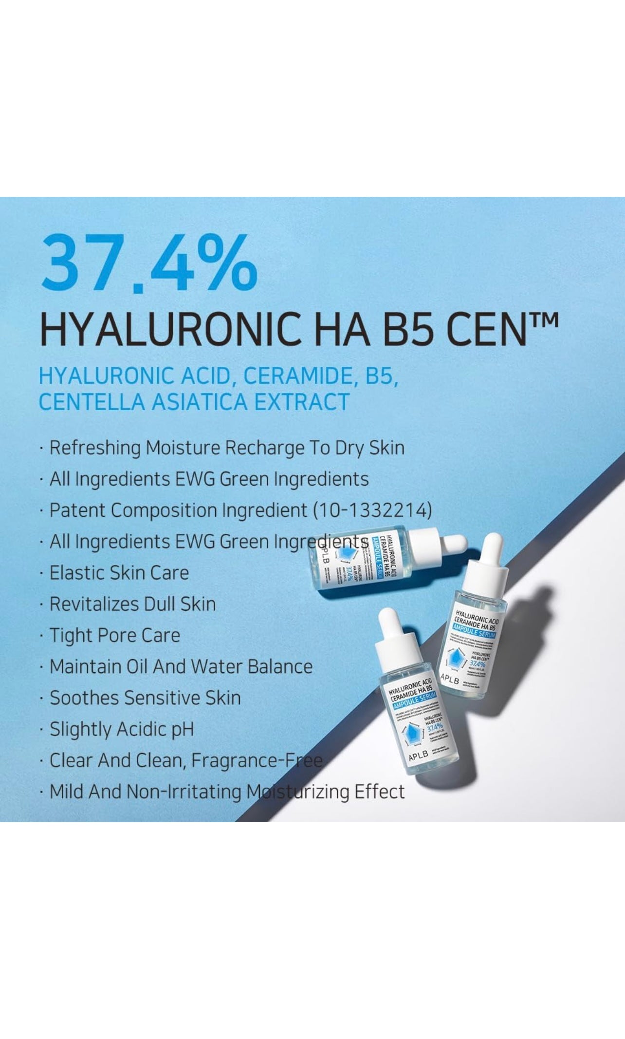 APLB Hyaluronic Acid Ceramide HA B5 Ampoule Serum