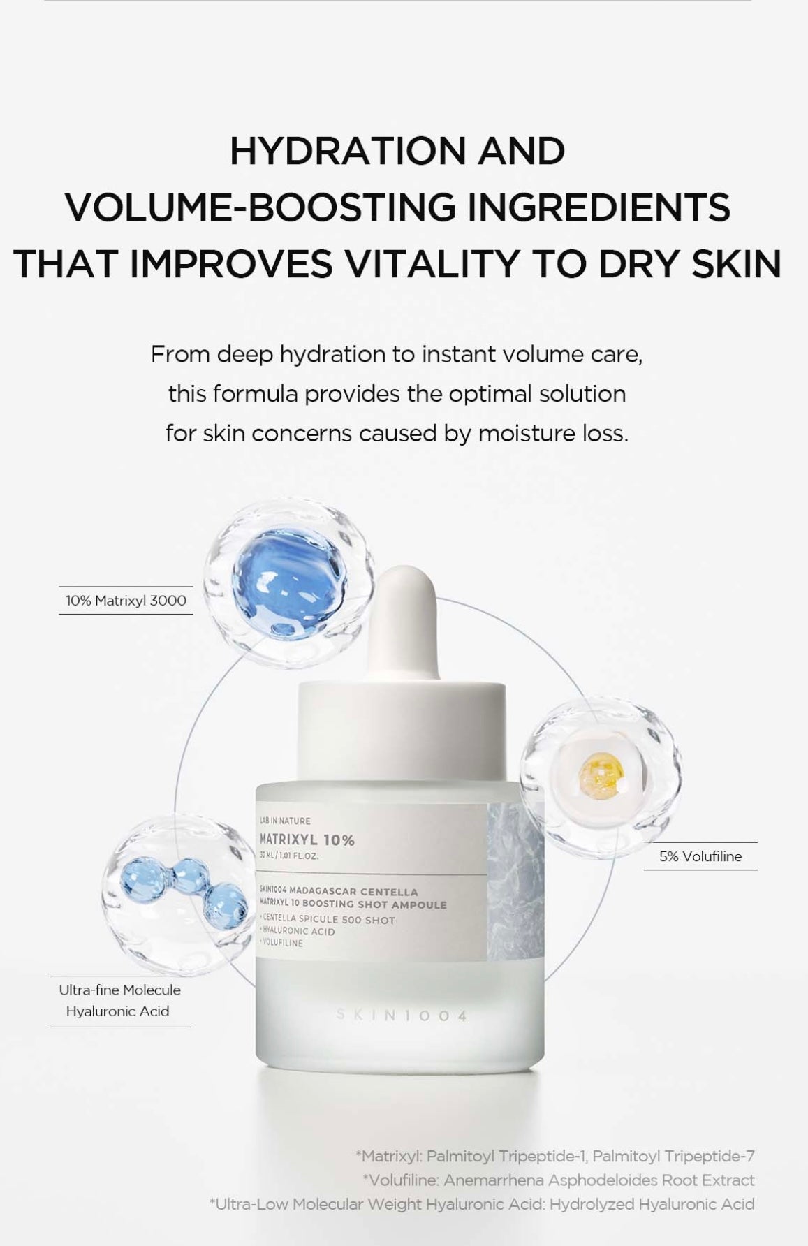 SKIN1004 Matrixyl 10 Boosting Shot Ampoule