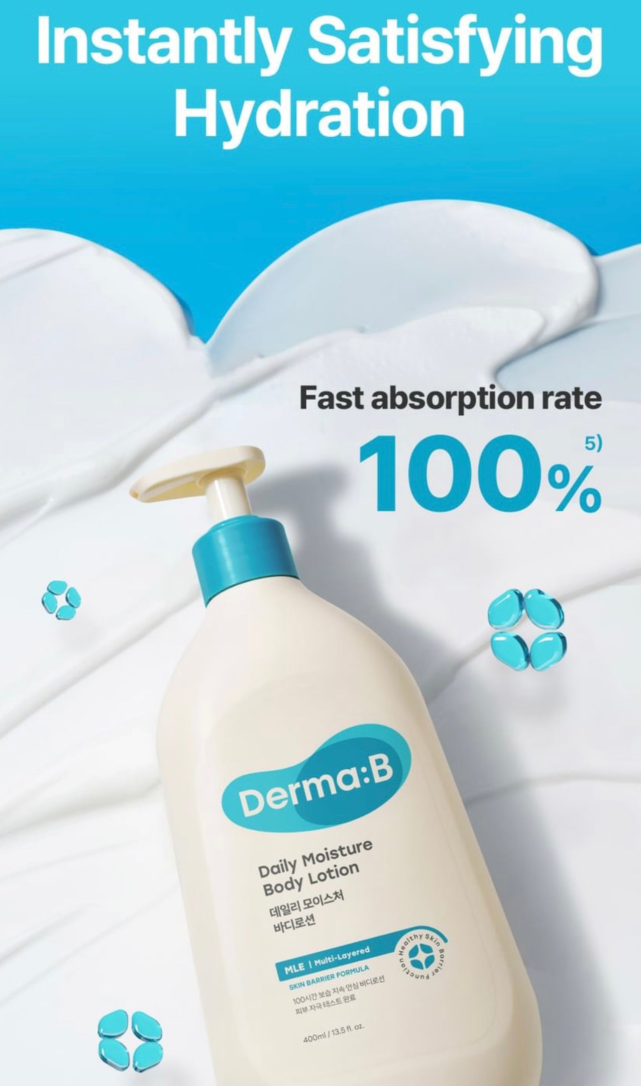 Derma: B Daily Moisture Body Lotion