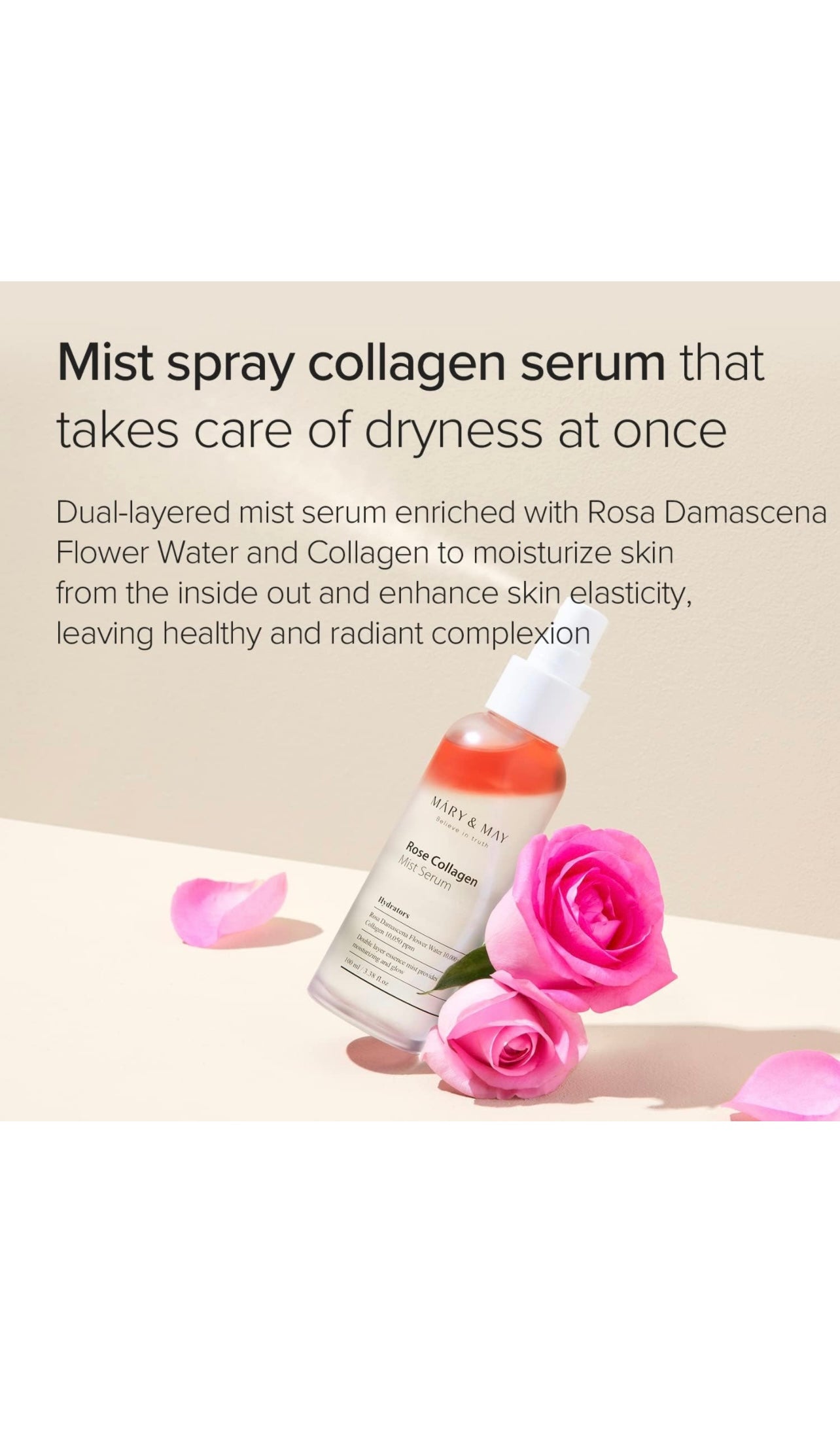 Mary&May Rose Collagen Mist serum