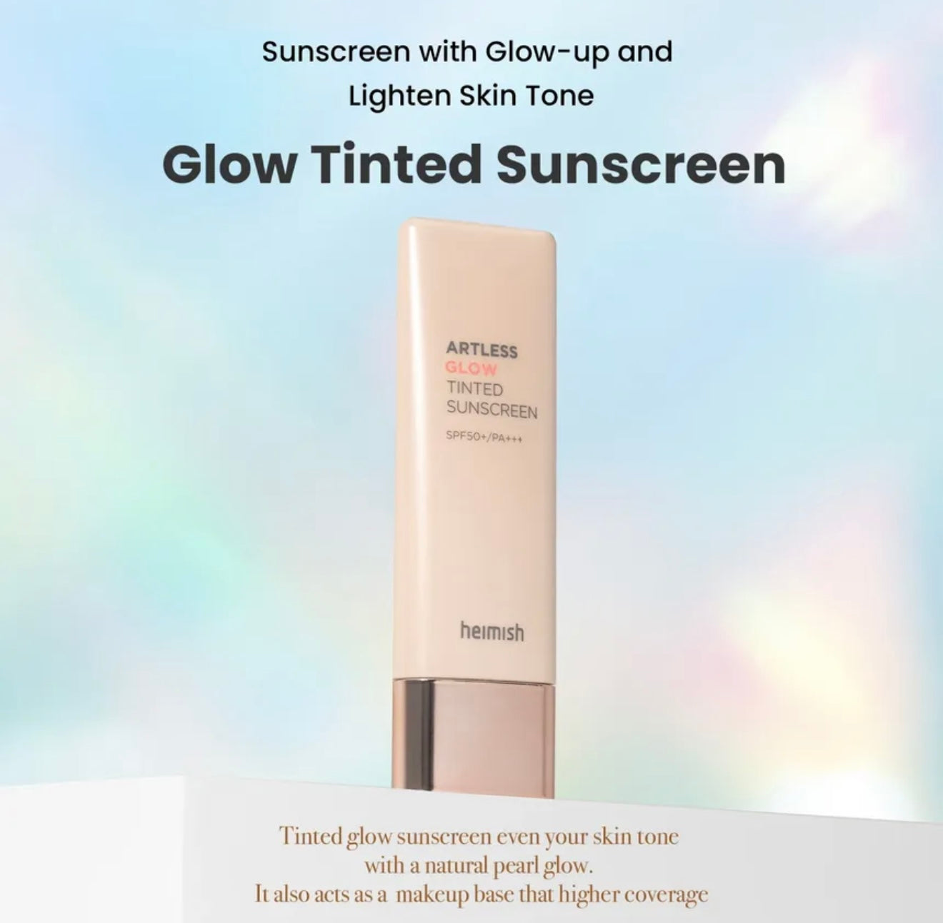 heimish Artless Glow Tinted Sunscreen