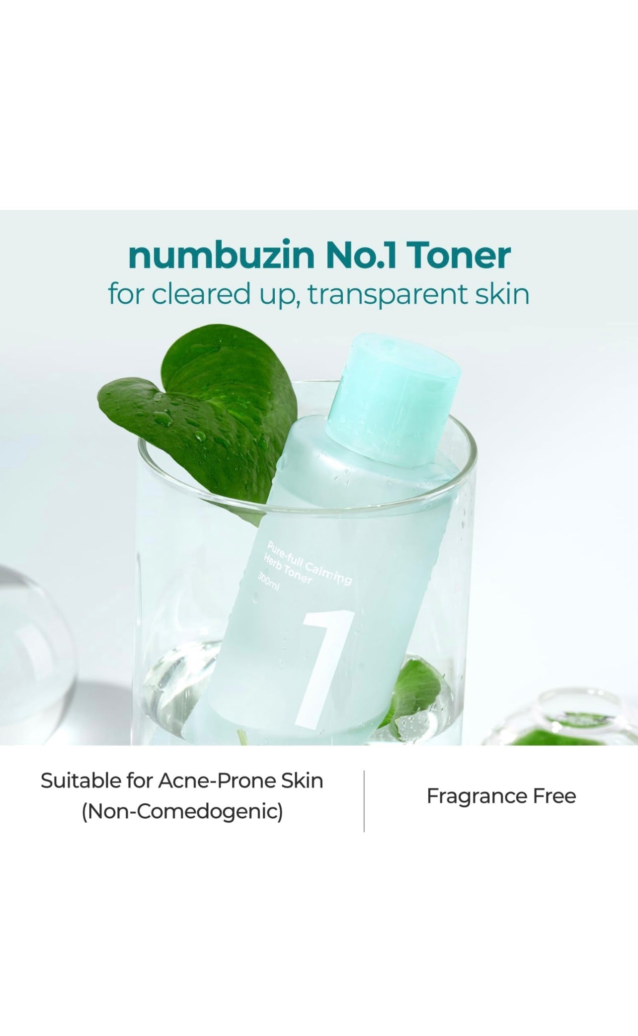 numbuzin No.1 Pure-Full Calming Herb Toner