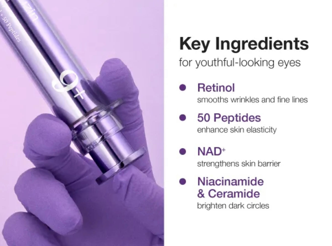 numbuzin No.9 NAD+ Retinol Volumetox Eye Cream